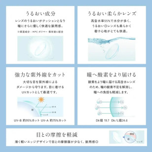 ReVIA 1Day – Blue Light Barrier 抗藍光 Clear 日拋 每盒30片